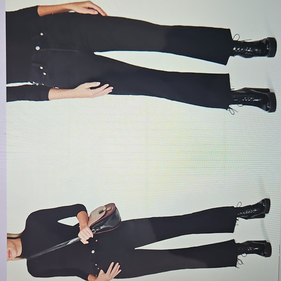 High Rise Black Jeans - Picture 1 of 8